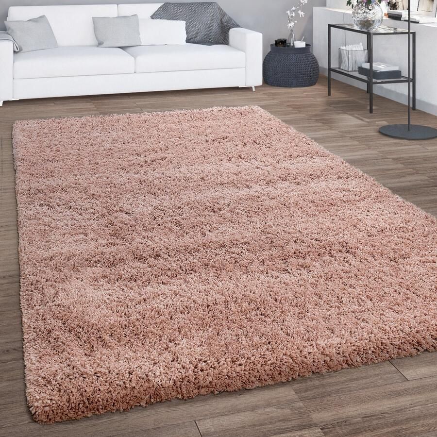 Paco Home Shaggy Vloerkleed Hoogpolig Langpolig Zacht Knuffelig Pluizig Modern Effen 160x230 cm