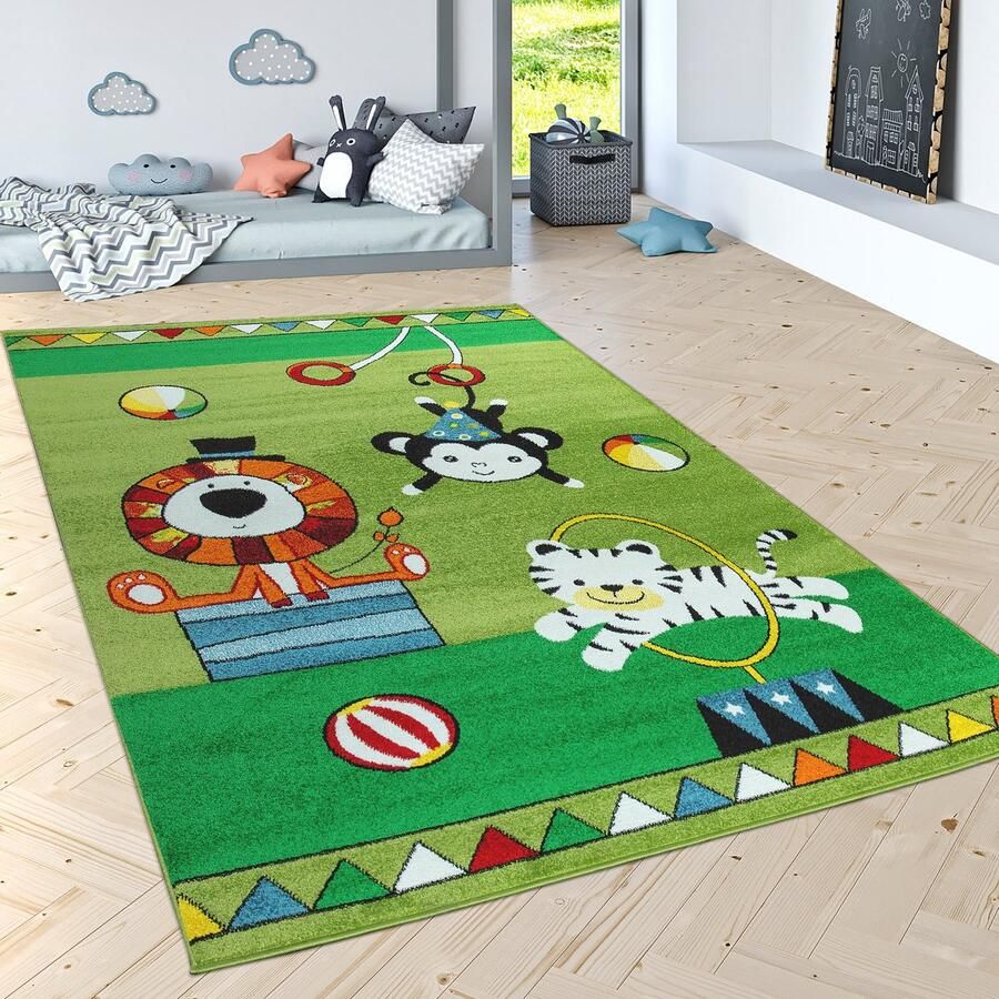 Paco Home Vloerkleed kinderkamer jongens en meisjes in verschillende kleuren en afmetingen 120x170 cm