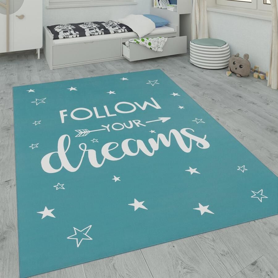 Paco Home Vloerkleed kinderkamer jongens en meisjes in verschillende kleuren en afmetingen 180x280 cm