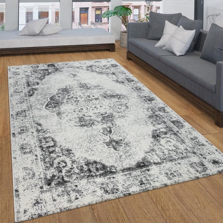 Paco Home Vloerkleed Woonkamer Laagpolig Met Vintage Ornamenten Oosters Design Verschillende Stijlen 120x170 cm