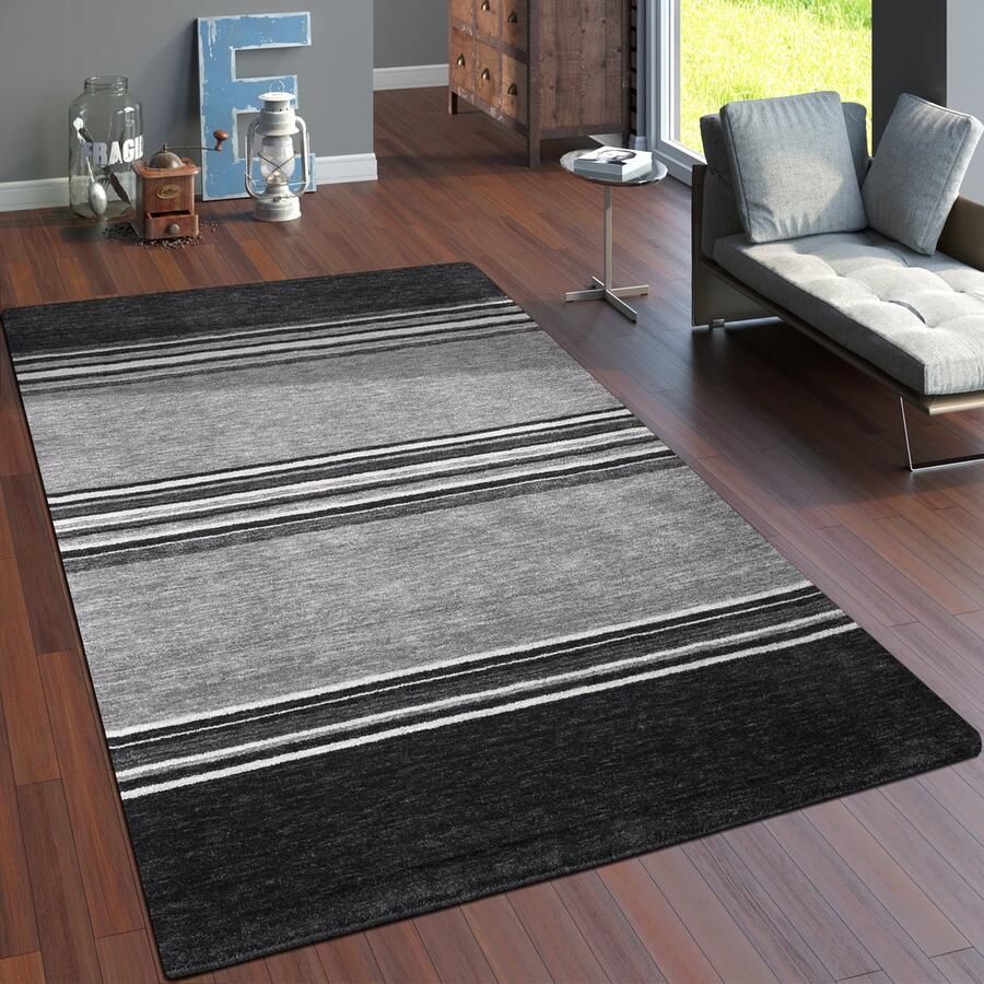 Paco Home Vloerkleed Woonkamer Laagpolig Patroon Berber Patroon Geometrisch Handgemaakt 240x340 cm