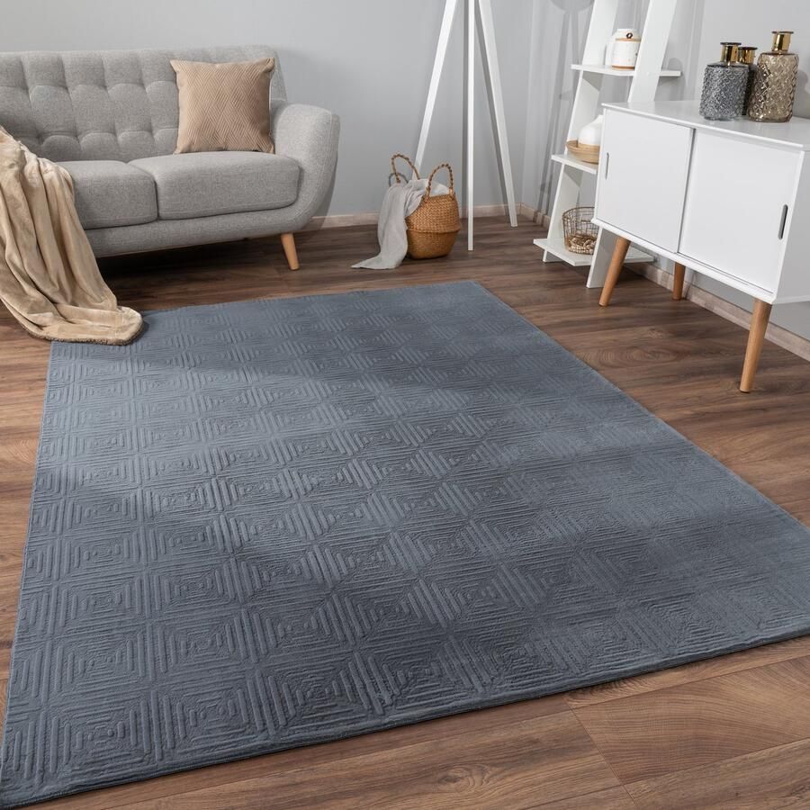 Paco Home Vloerkleed Woonkamer Laagpolig Patroon Scandinavisch Boho Patroon Geometrisch 240x340 cm