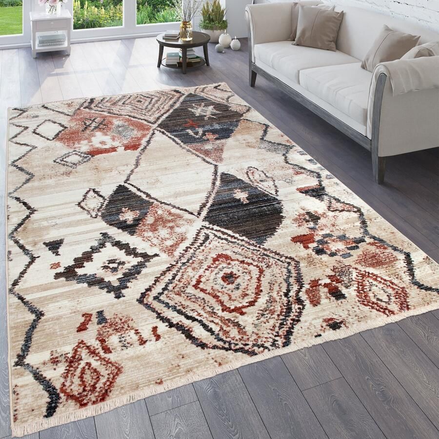 Paco Home Vloerkleed Woonkamer Vintage Oosters Patroon Abstract meerdere dessins Kleuren 160x230 cm