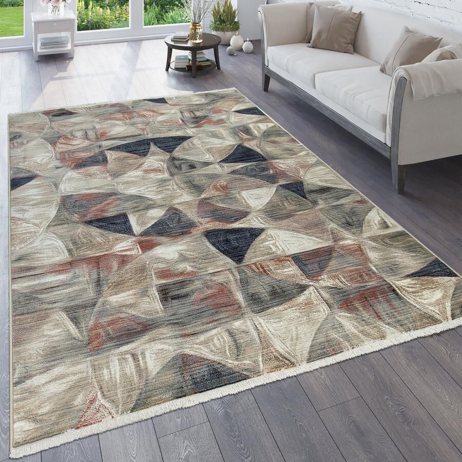 Paco Home Vloerkleed Woonkamer Vintage Oosters Patroon Abstract meerdere dessins Kleuren 160x230 cm