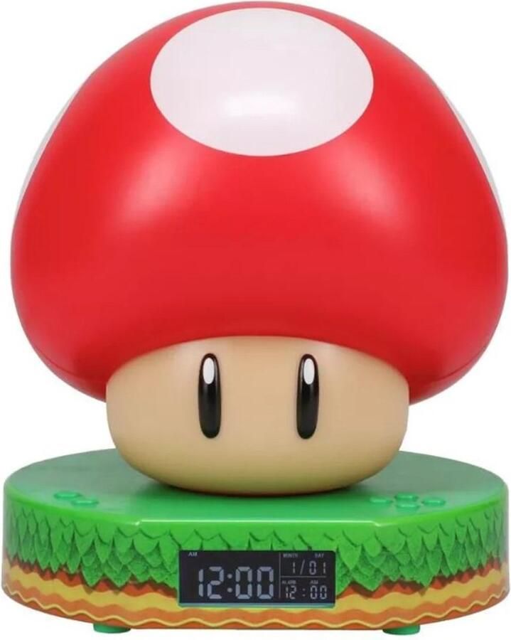 Paladone Products Ltd Nintendo Super Mario Super Paddenstoel Icoon Wekker en Lamp