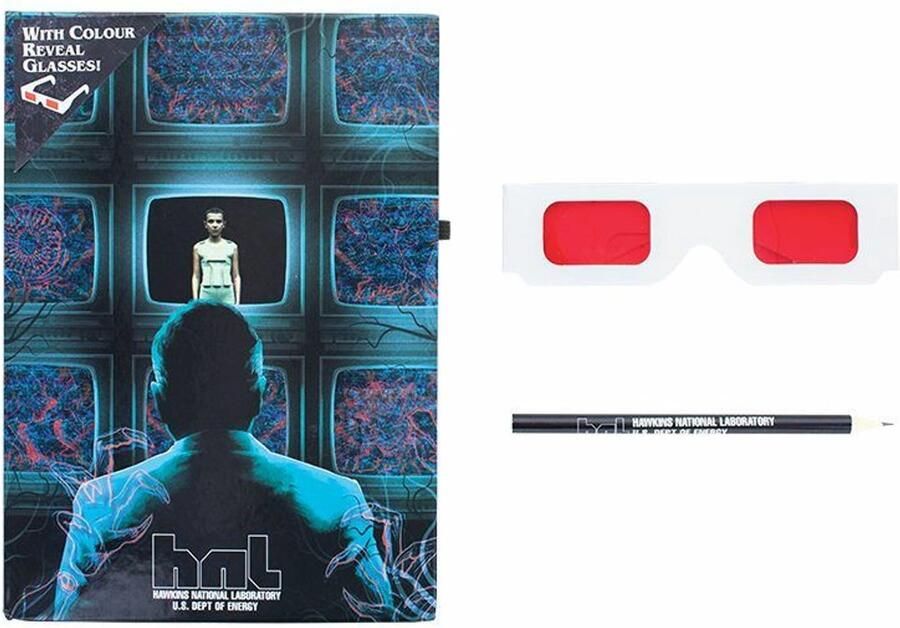 Paladone Products Ltd Stranger Things Hawkins Lab Colour Change Notebook