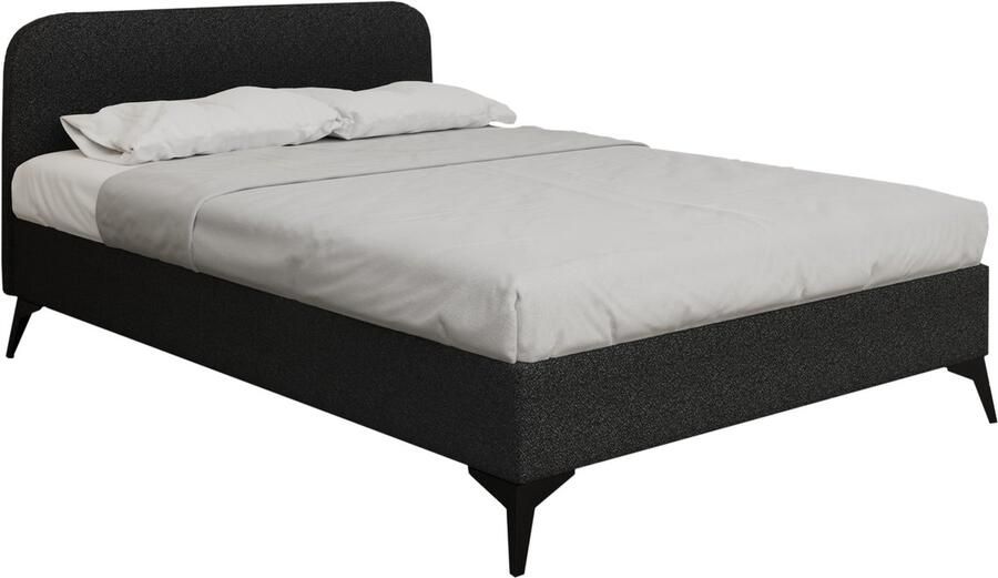 Tweepersoonsbedden Mavilo 140 x 200 cm met opbergruimte lattenbodem en Pocketveringmatras Kokos H3 H4 (20 cm hoog)