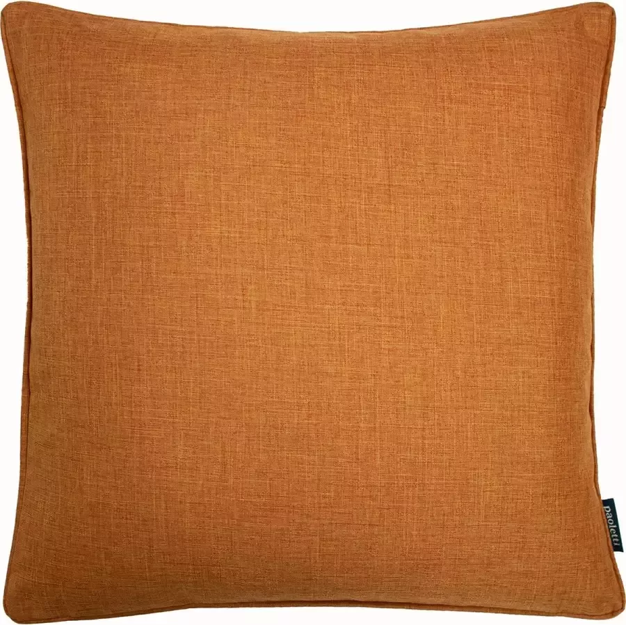 Paoletti Eclipse Twilight Burned Orange Cushion Sierkussen Kussen 45x45cm Bank Bed Decoratie