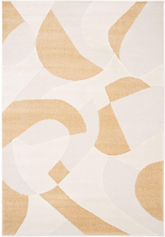 Paon Brillant Design vloerkleed Forme Pierre abrikoos 200x290 cm