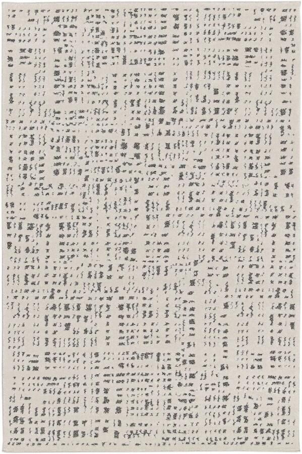 Paon Brillant Design vloerkleed Relief Vitrum wit zwart 200x290 cm