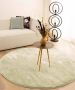 Paon Brillant Velours vloerkleed rond Flair mintgroen 240 cm rond - Thumbnail 2