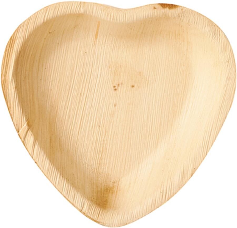 Papstar 25 Borden palmblad pure 15 5 cm x 3 cm Hart