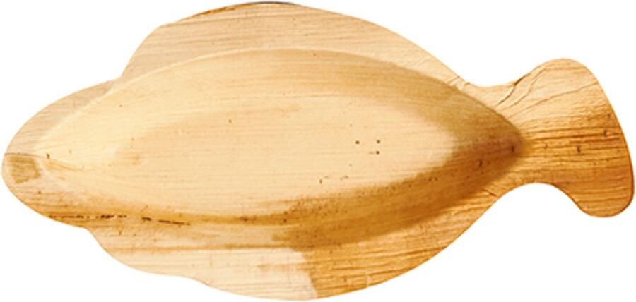 Papstar 25 Borden palmblad pure 24 cm x 11 cm x 2 5 cm Vis