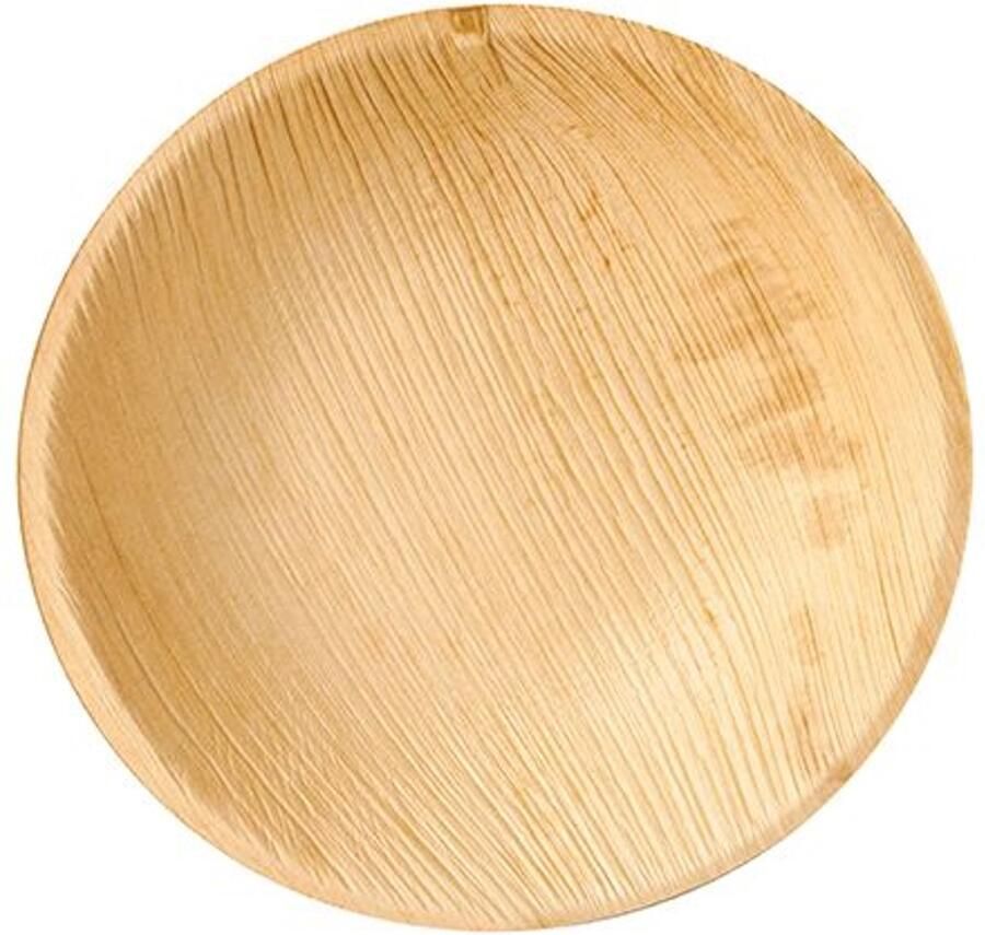 Papstar 25 Borden palmblad pure rond Ø 18 5 cm · 2 5 cm