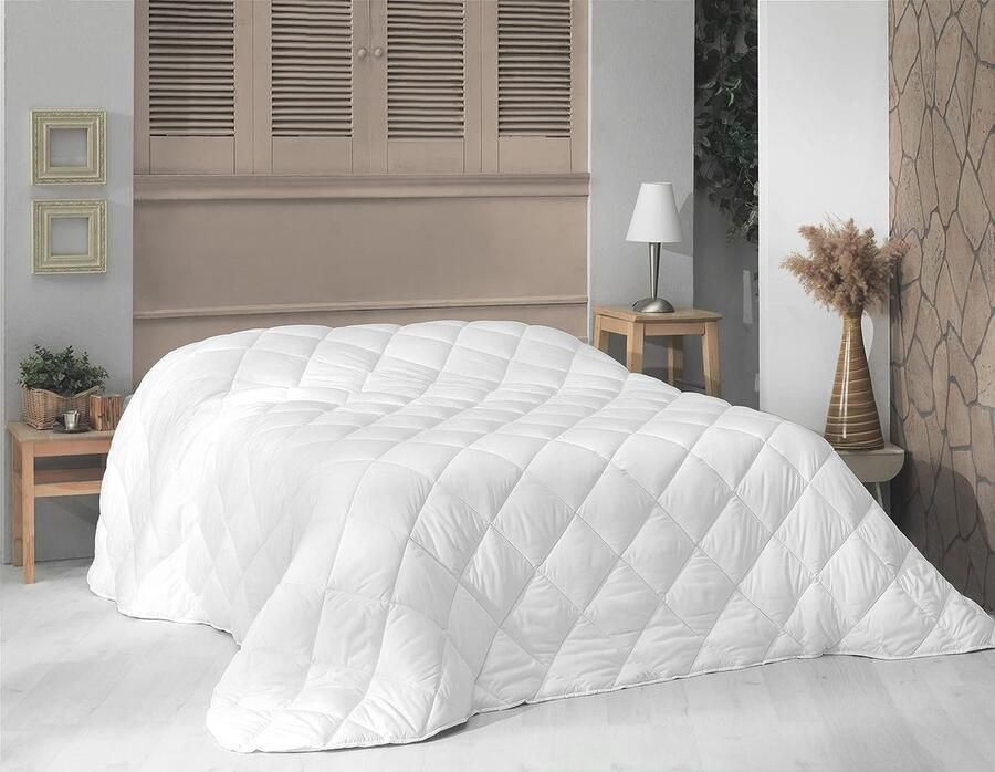 Parade Home Luxe Dekbed- 200x200 tweepersoons bed- Wit- All Year Dekbed enkel- Anti Allergie Dekbedden- Ademend- Slaapkamer-Wasbaar