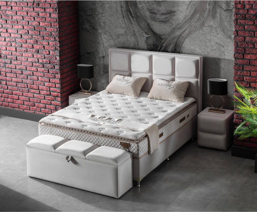 paradise Bedding Boxspring met opbergruimte Opberg Boxspring Babylon compleet boxspring 180x200
