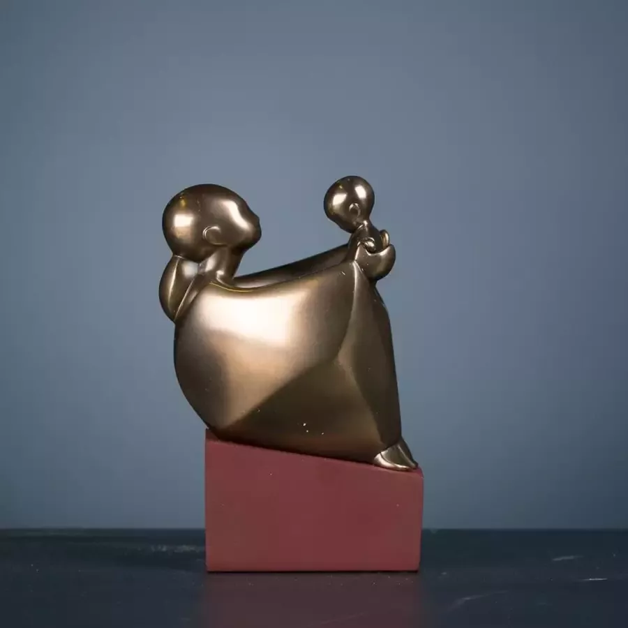 Parastone Beeld Allegro SYM02 Moeder en kind Kunst Cadeau Beeldje Decoratie Woonkamer Slaapkamer Kantoor Bureau