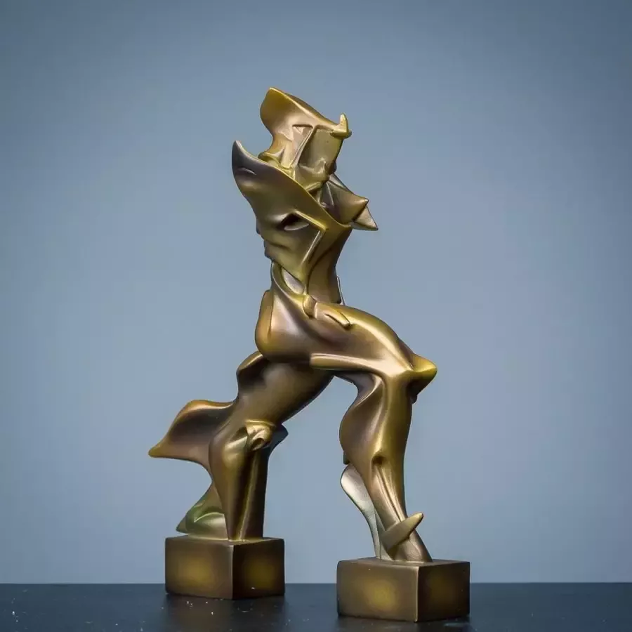 Parastone Beeld Futuristic Men Modern Kunst Cadeau Beeldje Decoratie Kantoor Bureau Futuristisch