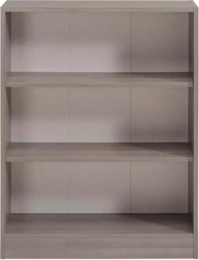 Parisot EMOB Boekenkast Hobby 198 cm-5 legplanken-eik Boekenkasten Bruin Spaanplaat Boekenkasten Op voorraad - Foto 6