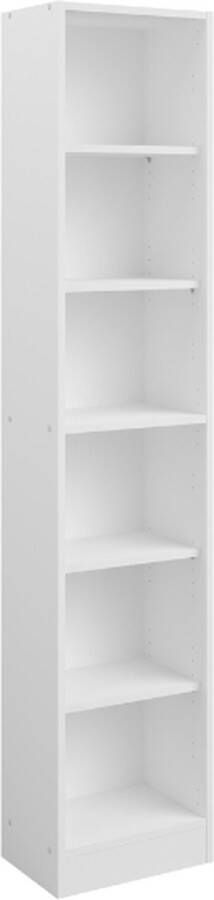 Parisot Boekenkast Hobby 41 cm lang-5 legplanken-wit