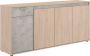 Parisot Dressoir Bruin 185x40x83 cm - Thumbnail 1