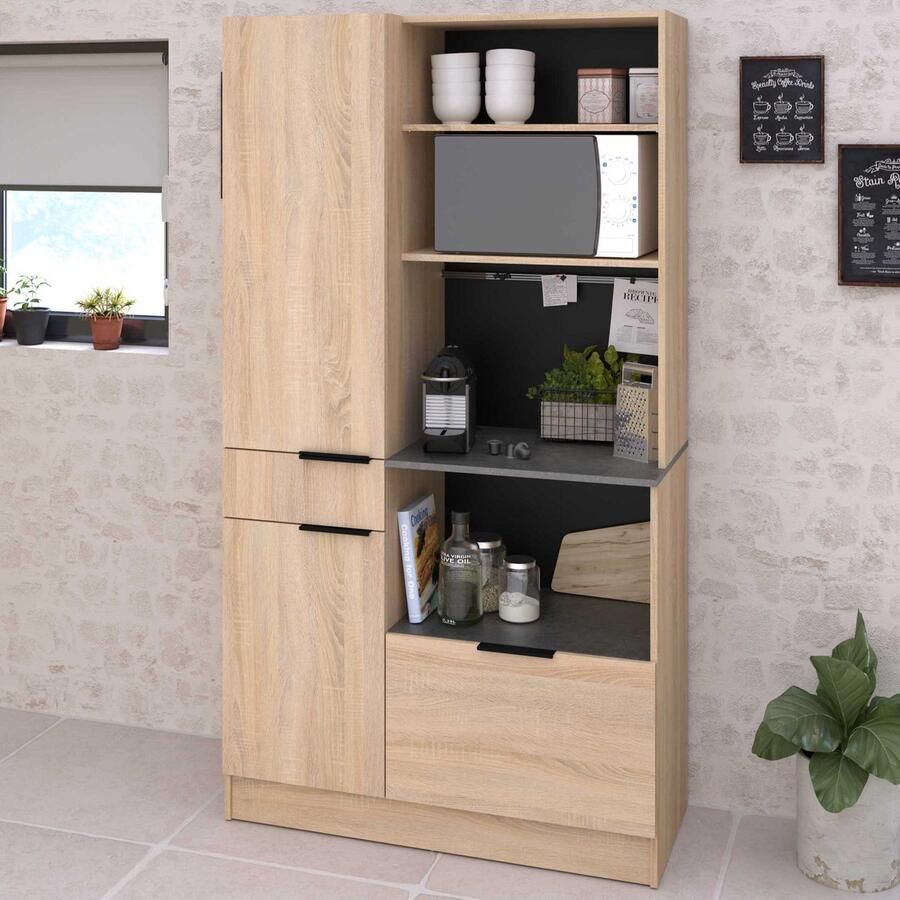 Parisot Buffetkast Fumay 11 servieskast bijzonder veel opbergruimte (1 stuk)