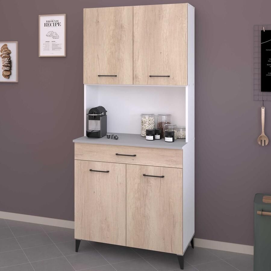 Parisot Buffetkast Maleficent met 4 deuren & 1 lade eikdecor