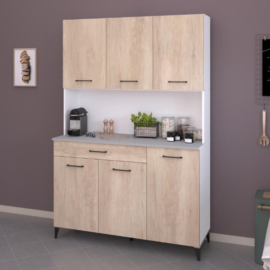 Parisot Buffetkast Maleficent met 6 deuren & 1 lade eikdecor