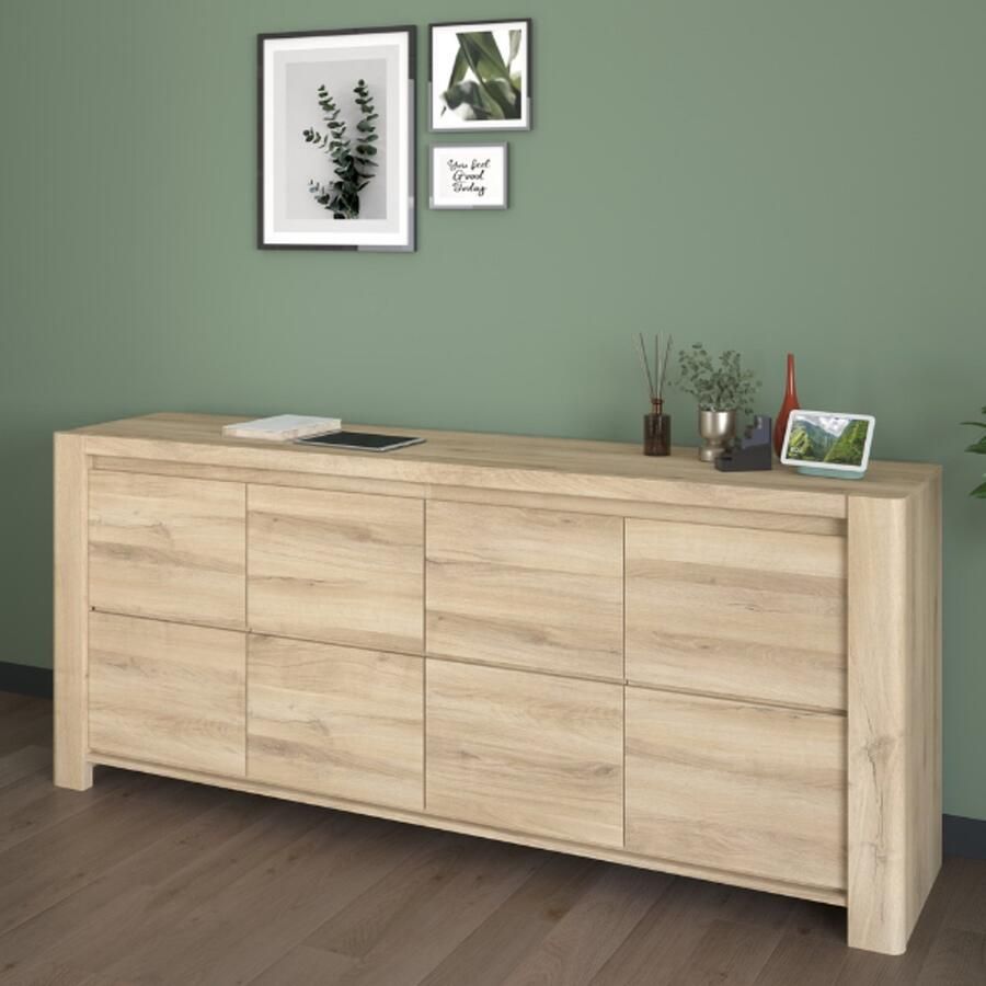 Parisot Dressoir Bruin 199x43x83 cm