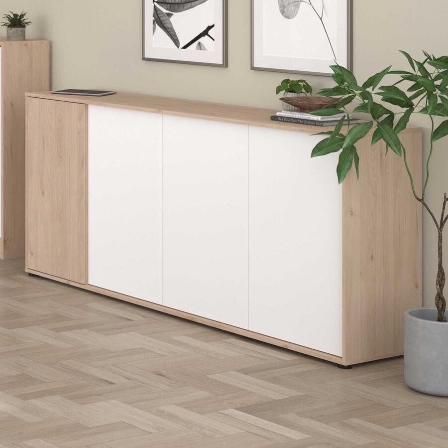 Parisot Dressoir Wit 184x40x83 cm