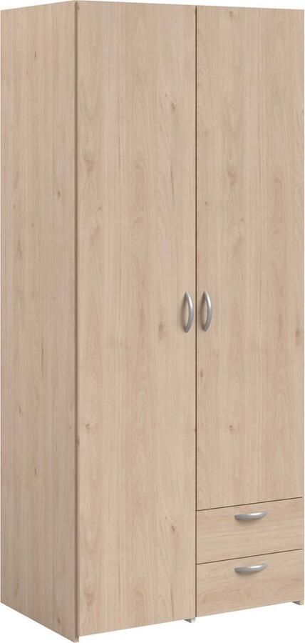 Parisot Kledingkast Salvador met 2 deuren & 2 lades Jackson eik - Foto 2