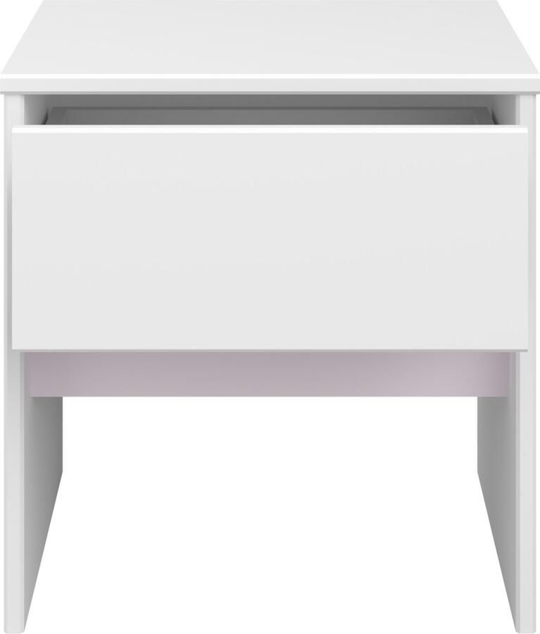 Leen Bakker Nachtkastje Bobby 1 lade wit - Foto 2