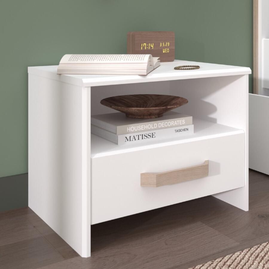 Parisot Nachtkastje Wit 44cm - Foto 2