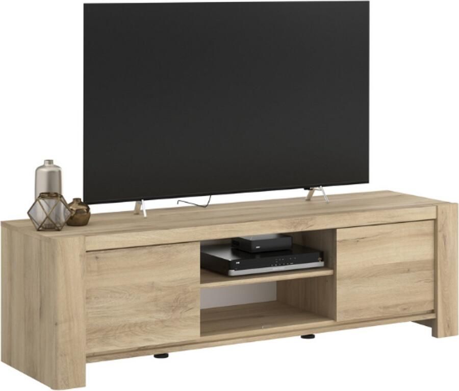 Parisot Tv-meubel Porto 146cm met 2 deuren eikdecor