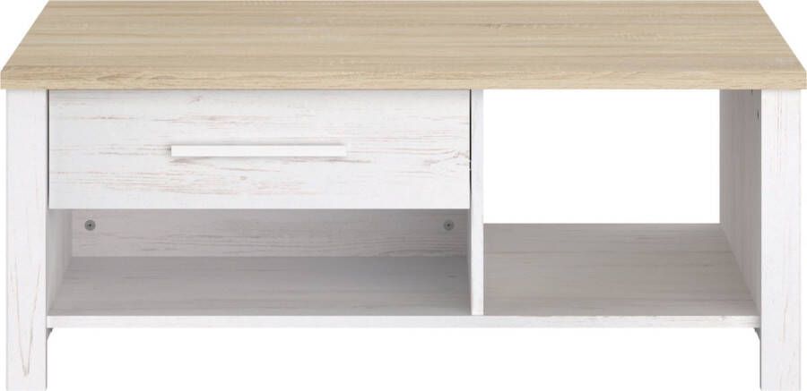 Parisot Salontafel Wit 101x67x40 cm