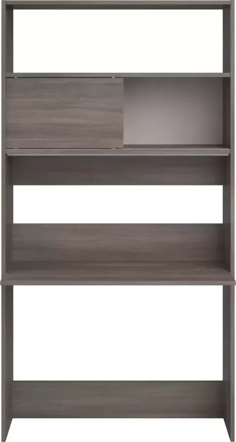 Parisot EMOB Secretaire Fina 105 cm walnoot Kantoor outlet Bruin Melamine; Spaanplaat Kantoor outlet Op voorraad - Foto 2