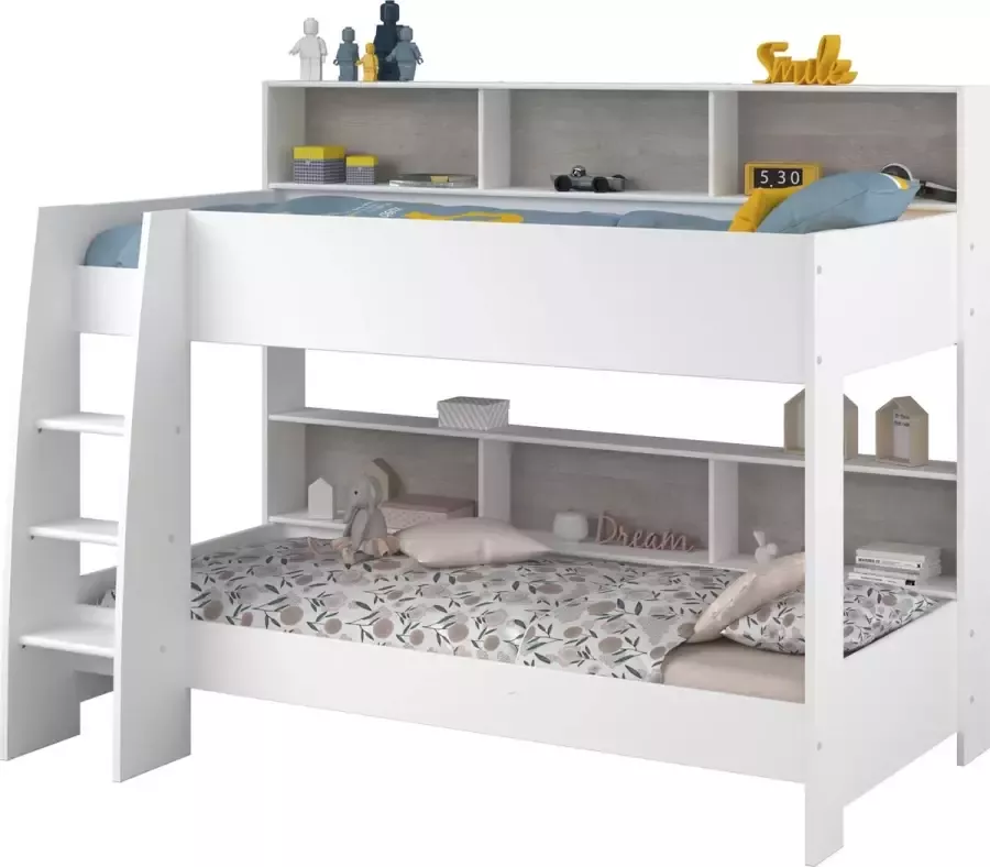 Parisot Stapelbed Taylor 90x200 Wit