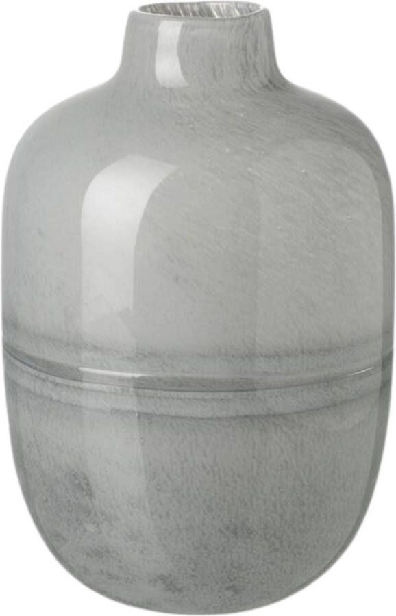 Parlane vaas Dawson grijs 25 cm decoratieve vlaas tafelvaas vaas voor op de tafel keramieken vaas presenteer kleine bloemen en decoratieve takken in deze grote vaas