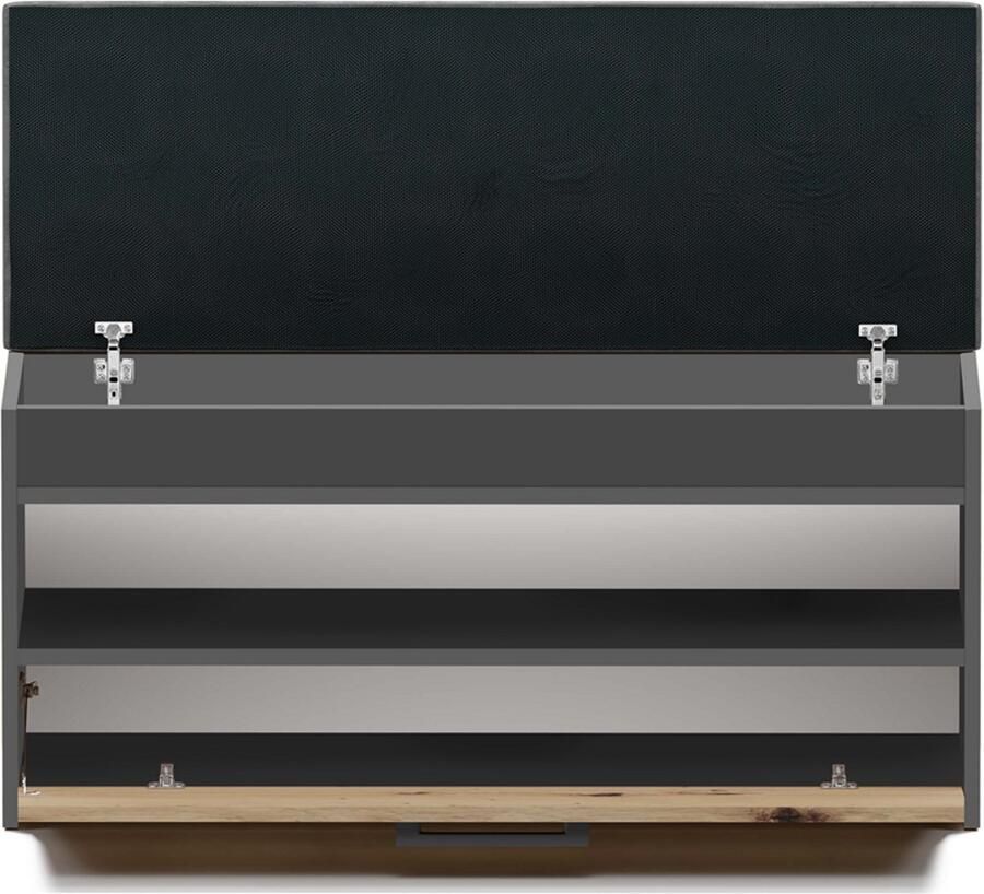 Parma Schoenenkast ANTRACIET ARTISAN