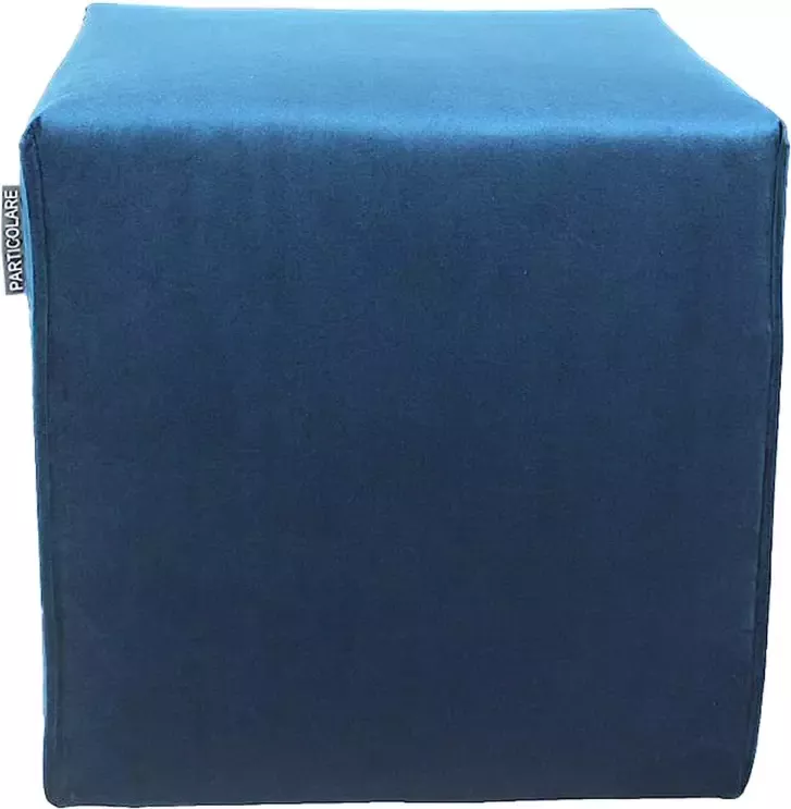 Particolare Hocker Italian Velvet Denim Blue-400