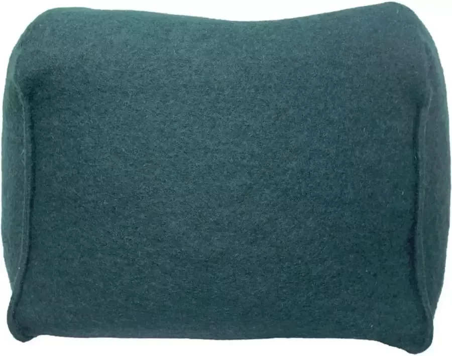 Particolare Poef Fluffy Cooked Wool Flessen Groen-372