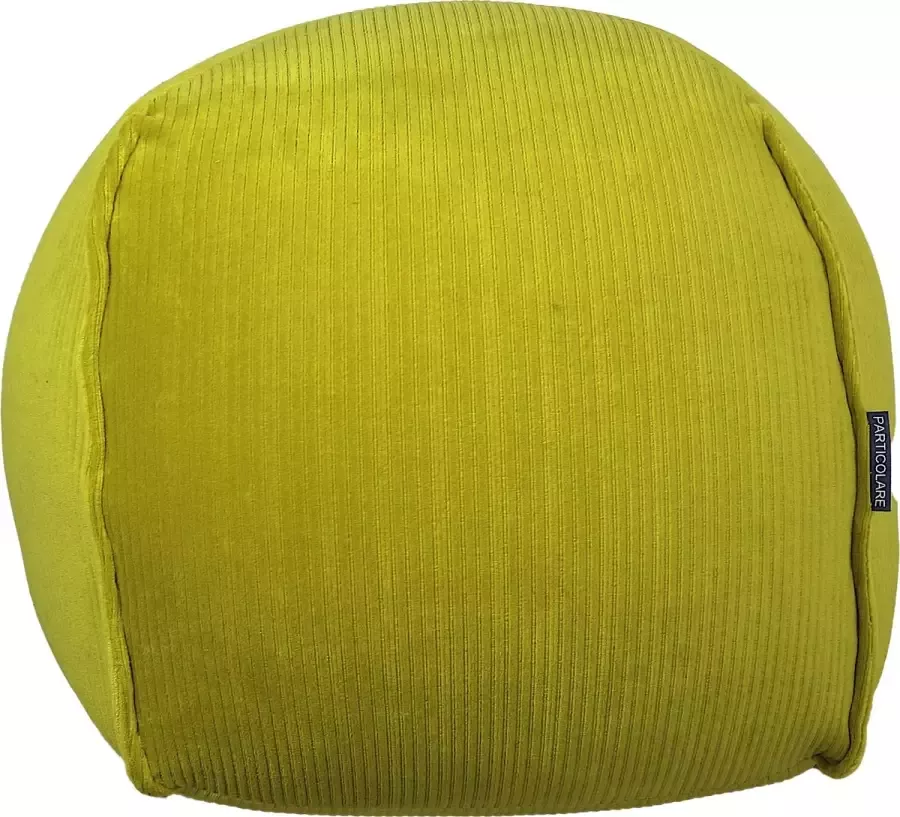Particolare Poef Fluffy Ribcord Curry-596