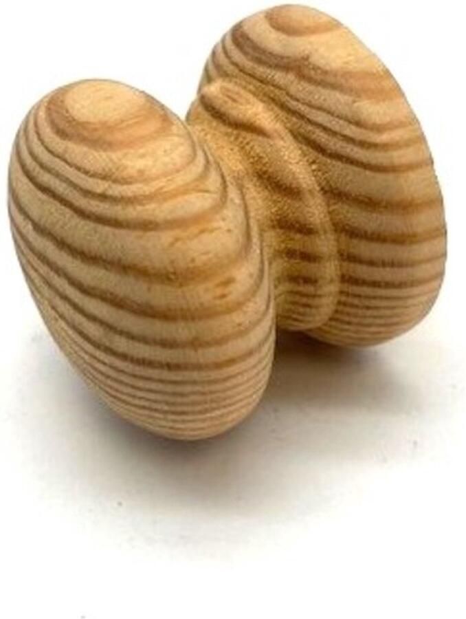 Parts & Pieces Houten knop Grenen rond met stift Groot 45mm