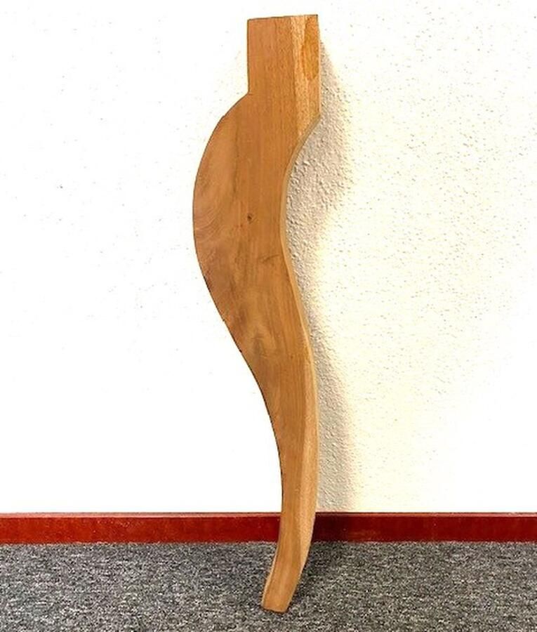 Parts & Pieces Houten Tafelpoot Mahonie model Recht Queen Ann 773x77mm