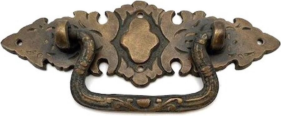 Parts & Pieces Ladegreep Messing antiek France 120x38mm