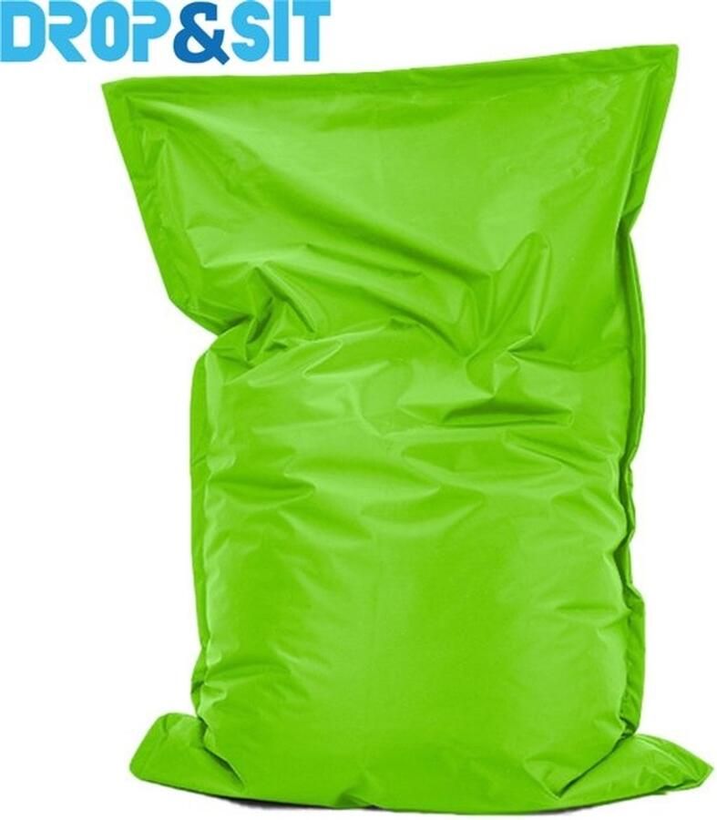 Parya HOME Drop & Sit Zitzak Appeltjesgroen – Nylon Zitzak Kind – 100 x 150 cm – Beanbag Binnen & Buiten – Zitzak Volwassenen met Vulling - Foto 2