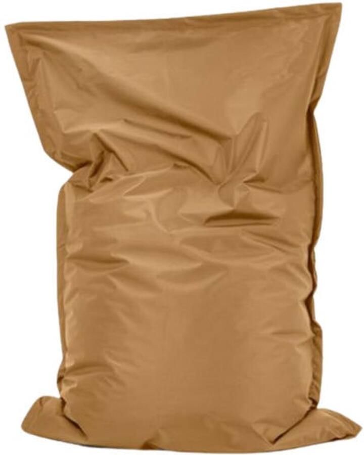 Drop & Sit Zitzak Camel – Nylon Zitzak Kind – 100 x 150 cm – Beanbag Binnen & Buiten – Zitzak Volwassenen met Vulling - Foto 3