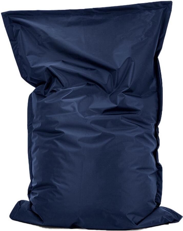 Drop & Sit Zitzak Donkerblauw – Nylon Zitzak Kind – 100 x 150 cm – Beanbag Binnen & Buiten – Zitzak Volwassenen met Vulling - Foto 3