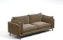 Pascal Morabito Driezitsbank van fluweel KESTREL Beige van L 209 cm x H 85 cm x D 87 cm - Thumbnail 2