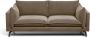 Pascal Morabito Driezitsbank van fluweel KESTREL Beige van L 209 cm x H 85 cm x D 87 cm - Thumbnail 1